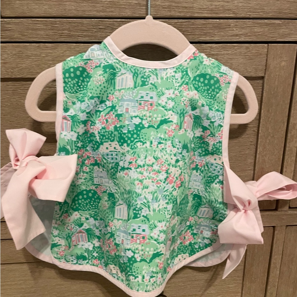 Beaufort Bonnet Company Talbott side tie set 12-18 months